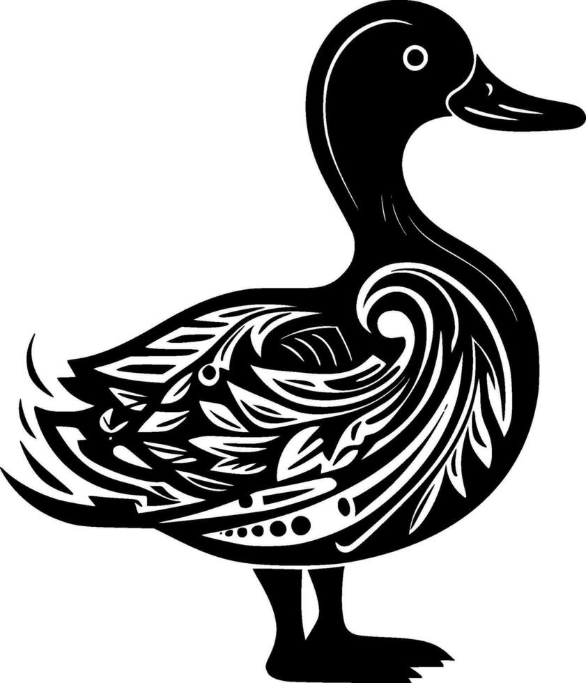 Duck - High Quality Vector Logo - Vector illustration ideal for T-shirt graphic