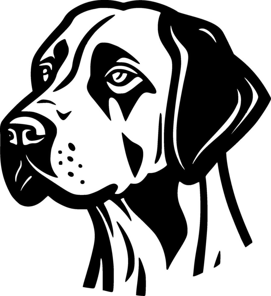 Dalmatian, Black and White Vector illustration