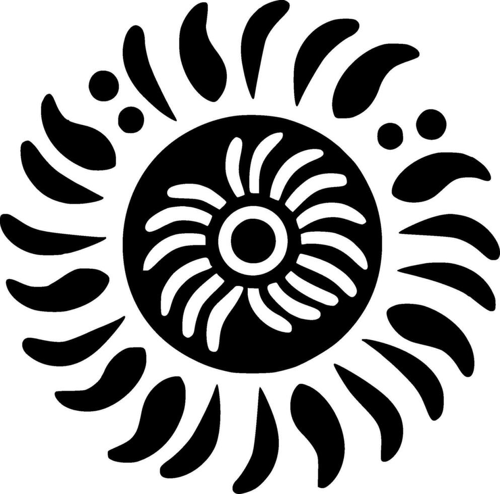 Boho - Minimalist and Flat Logo - Vector illustration