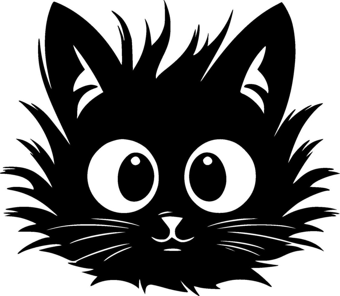 Cat - Minimalist and Flat Logo - Vector illustration