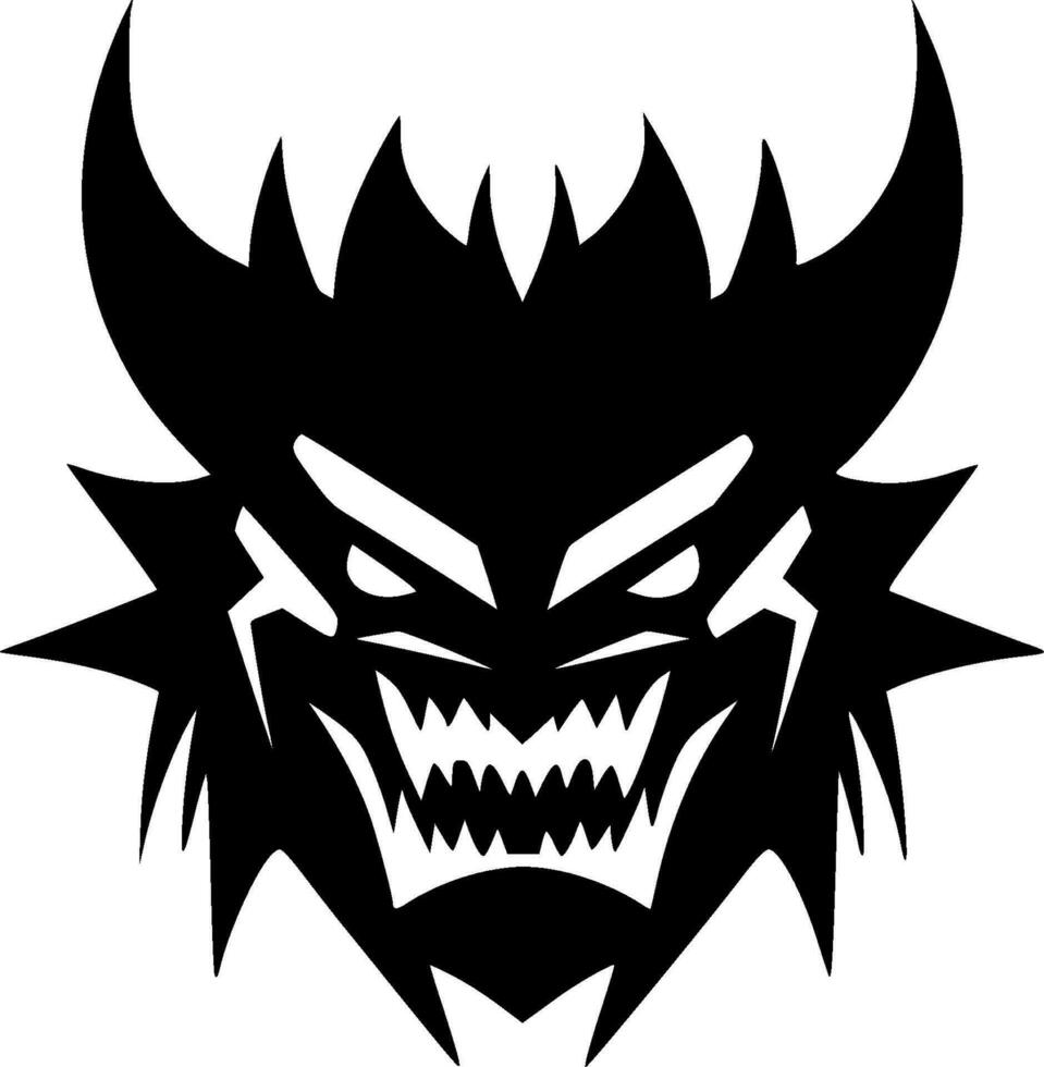 Beast - Black and White Isolated Icon - Vector illustration
