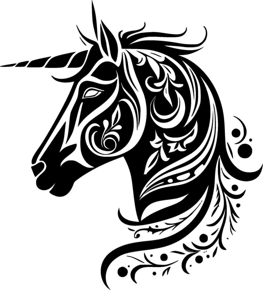 unicornio - alto calidad vector logo - vector ilustración ideal para camiseta gráfico