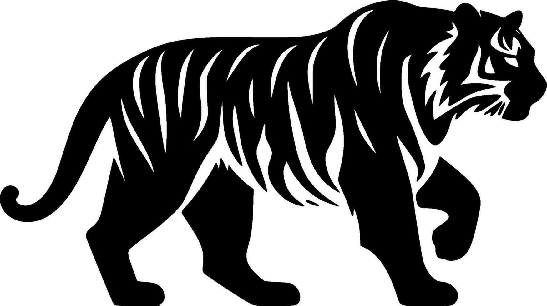 Tigre - alto calidad vector logo - vector ilustración ideal para camiseta gráfico