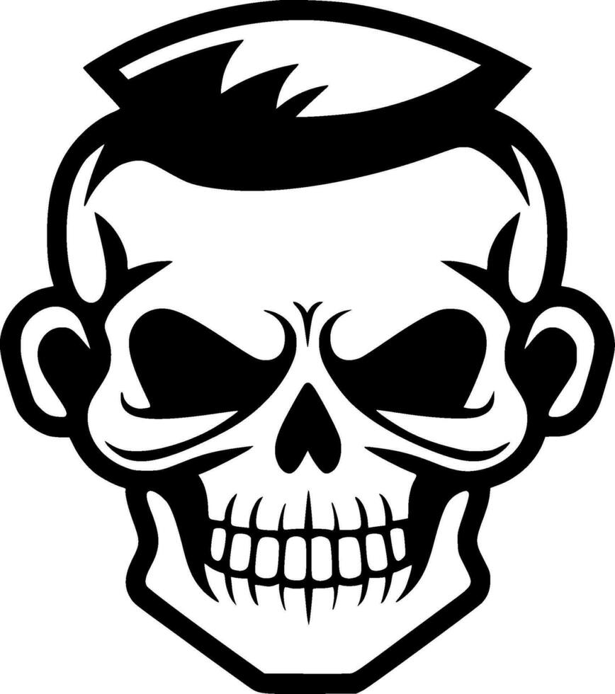 Skull - High Quality Vector Logo - Vector illustration ideal for T-shirt graphic