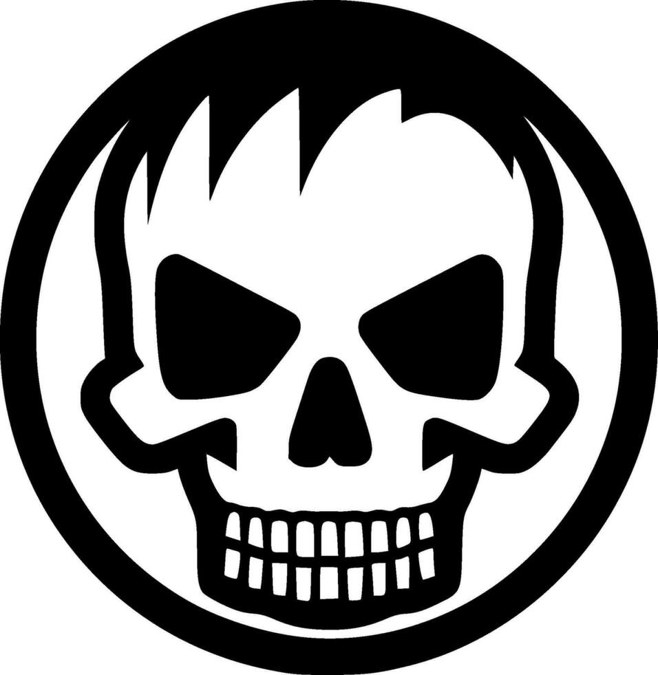 Skull - High Quality Vector Logo - Vector illustration ideal for T-shirt graphic