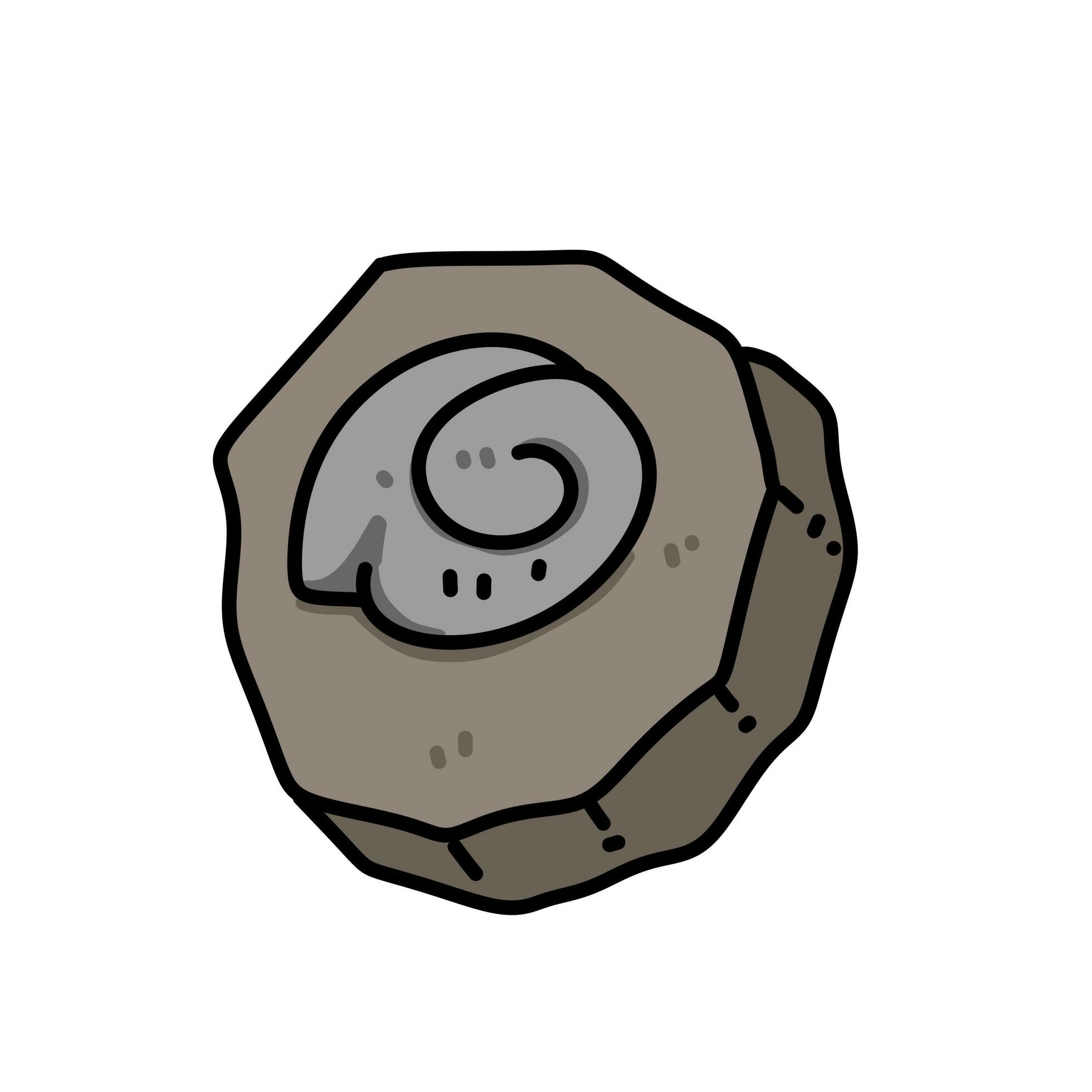 fossil cartoon on white background 28809019 Stock Photo at Vecteezy