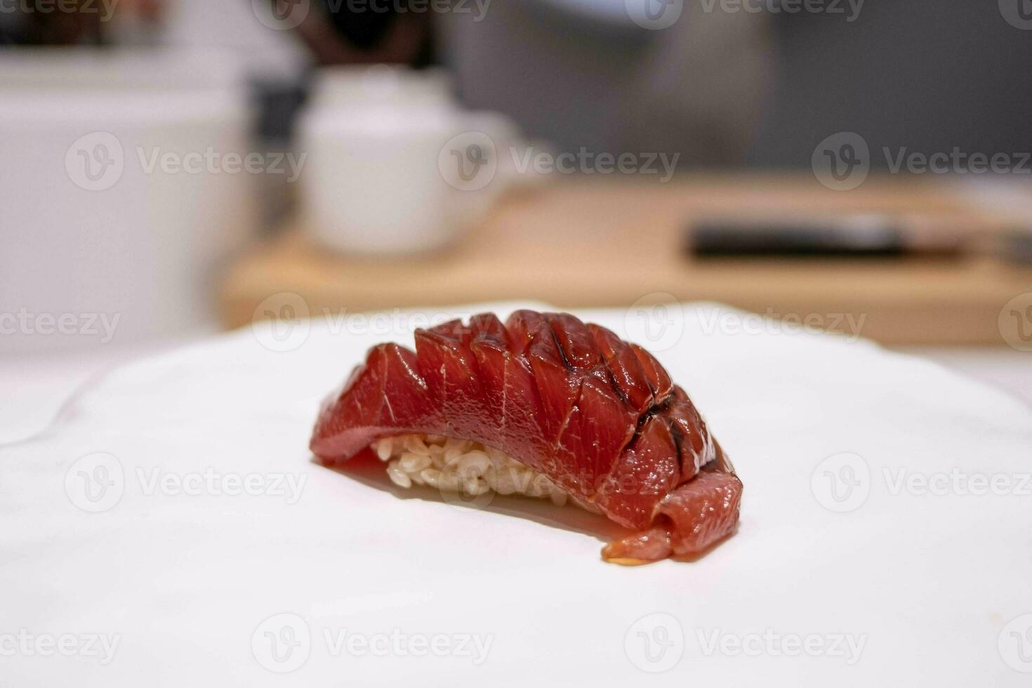 Delicious sushi and sashimi Japan food dinner on plate, meal, Omakase Japansese raw ingredient tuna fish seafood restaurant, healthy traditional Japanese food fresh gourmet, cuisine food and drink photo