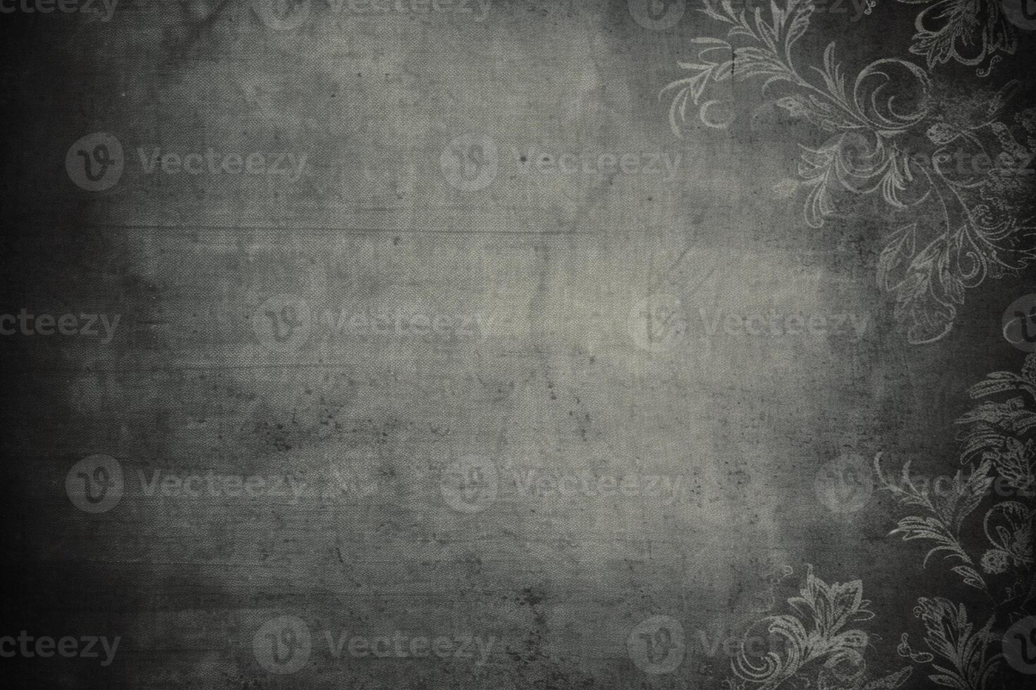 AI Generative black background with abstract highlight corner and