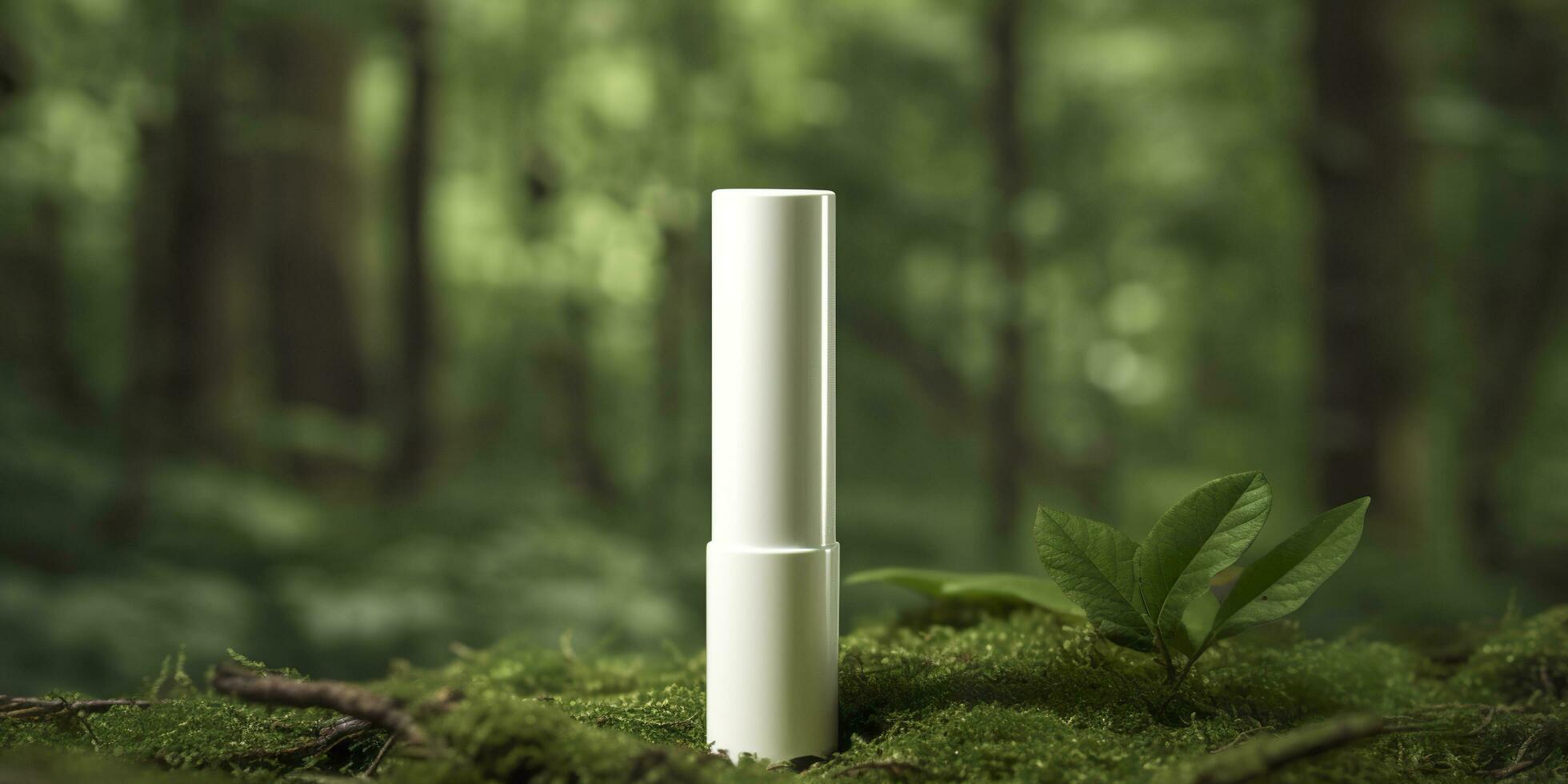 lipstick mockup design. Generative AI photo