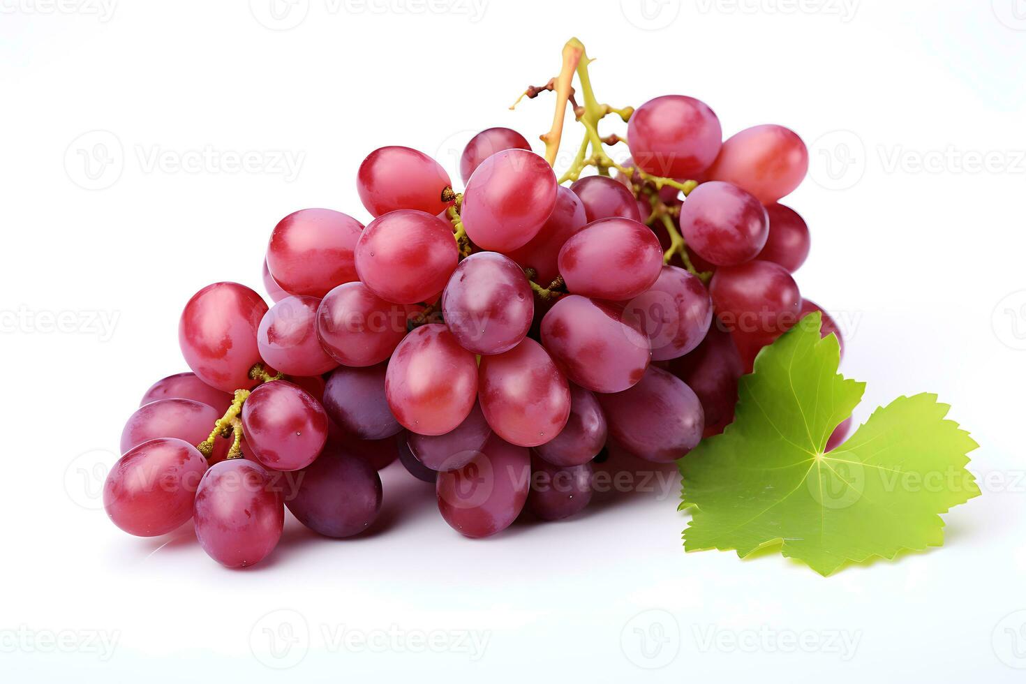 Grape isolated on white background AI Generated photo