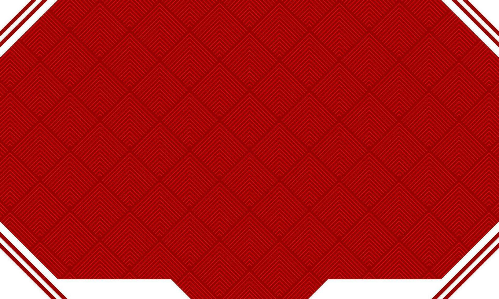 Elegant red background with pattern and white accent vector