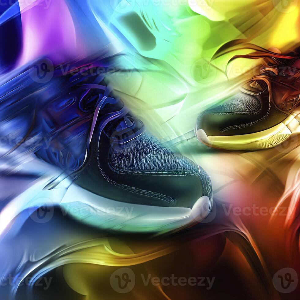 Multicolor sports shoes on sale
