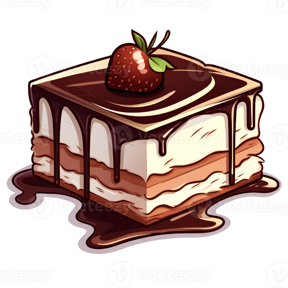 dessert ice-cream illustration ai generative png