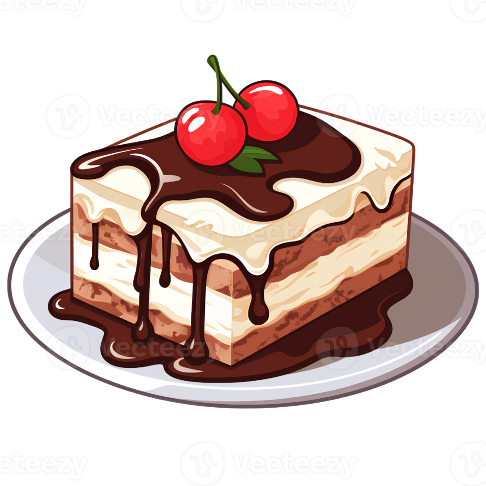 dessert ice-cream illustration ai generative png