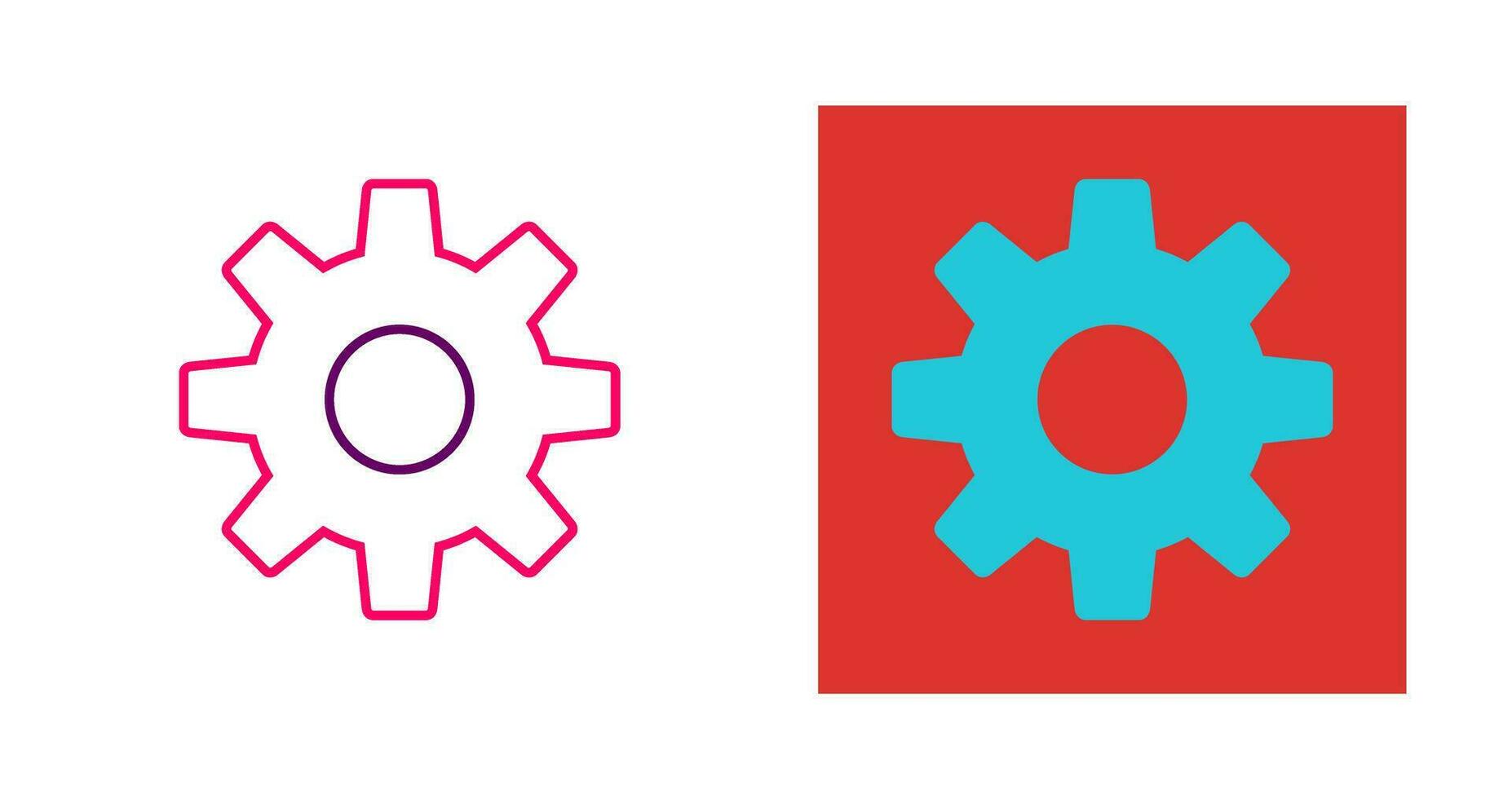 Setting Gear Vector Icon