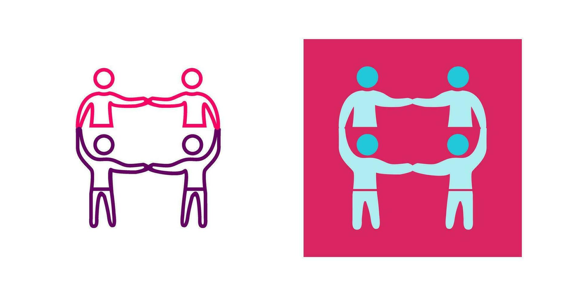 Team Work Vector Icon