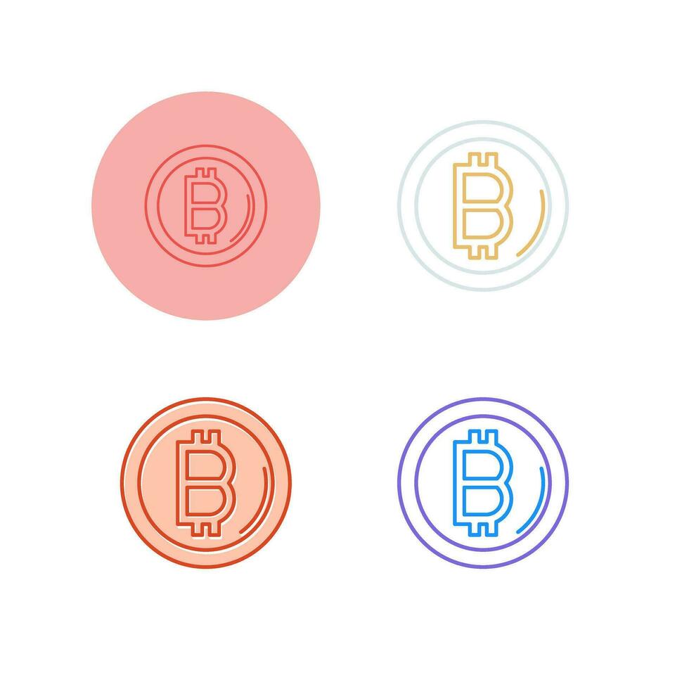 Bitcoin Vector Icon