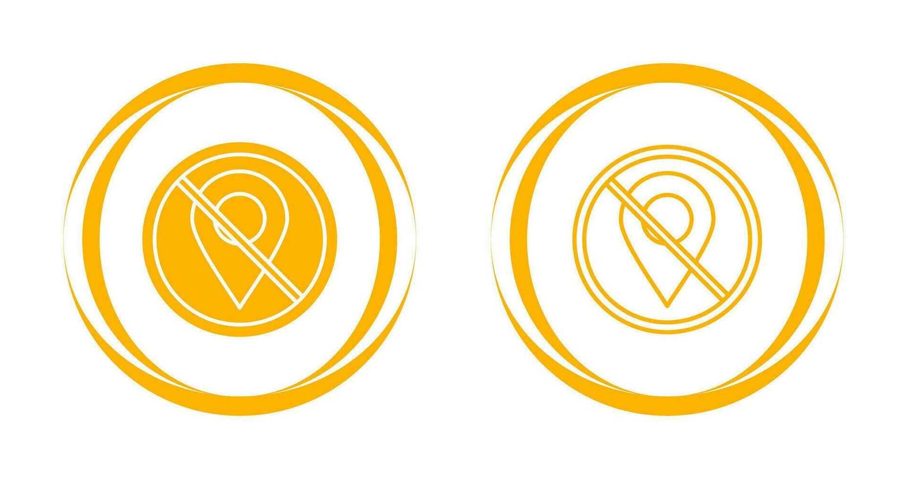 No Gps Vector Icon