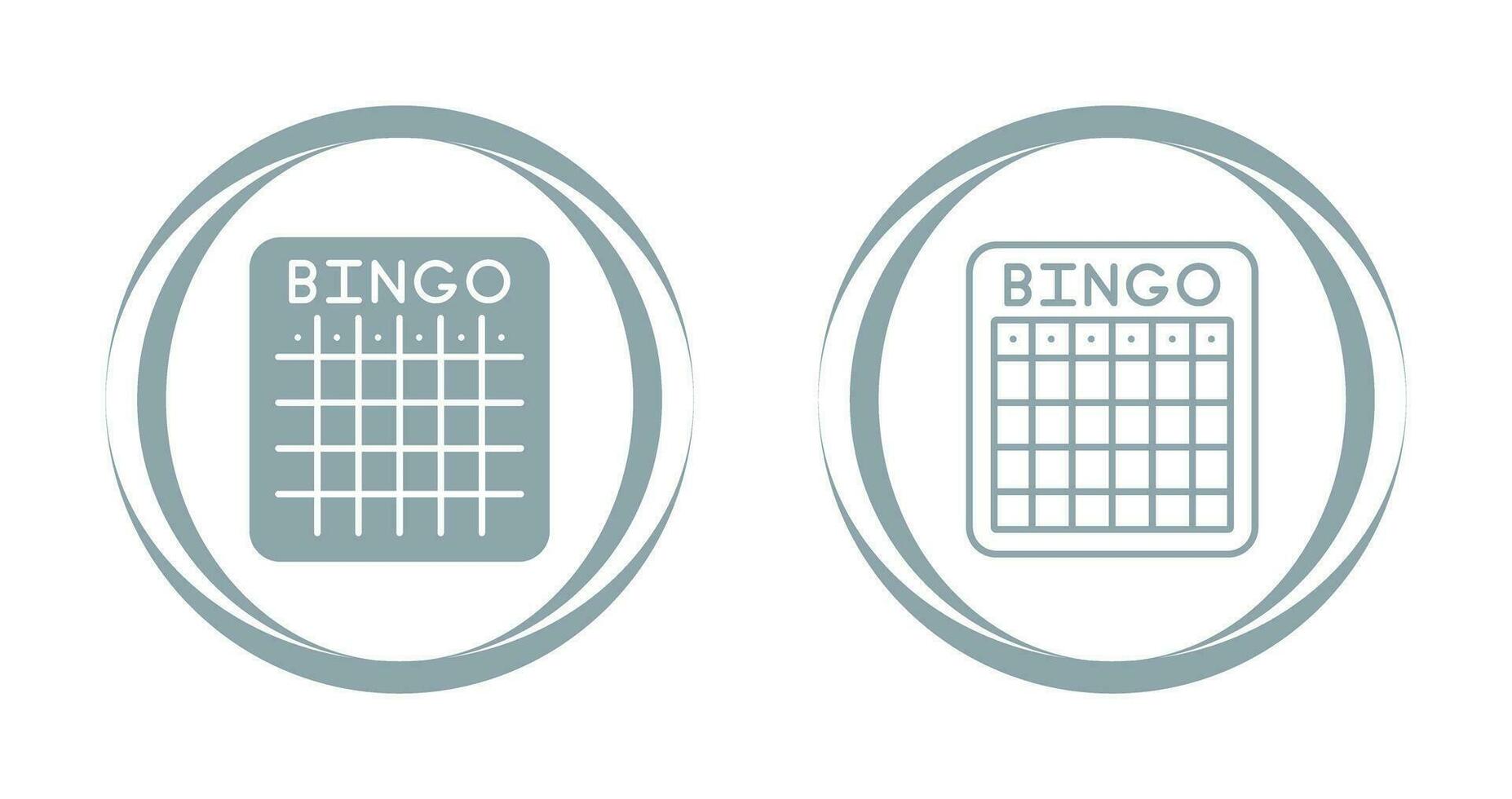 icono de vector de bingo