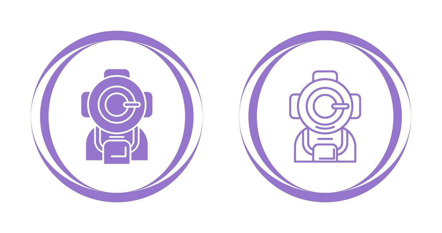 Diving Helmet Vector Icon