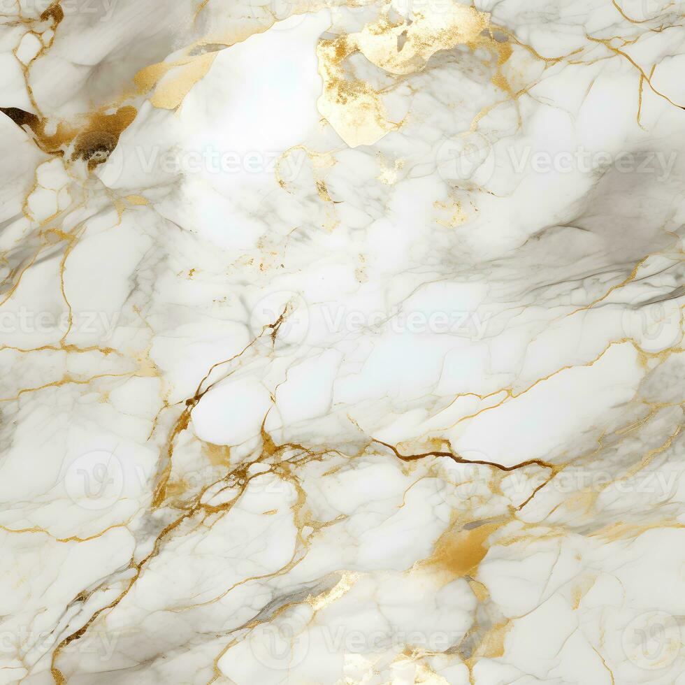 White Gold Luxury Abstract Marble Seamless Texture photo