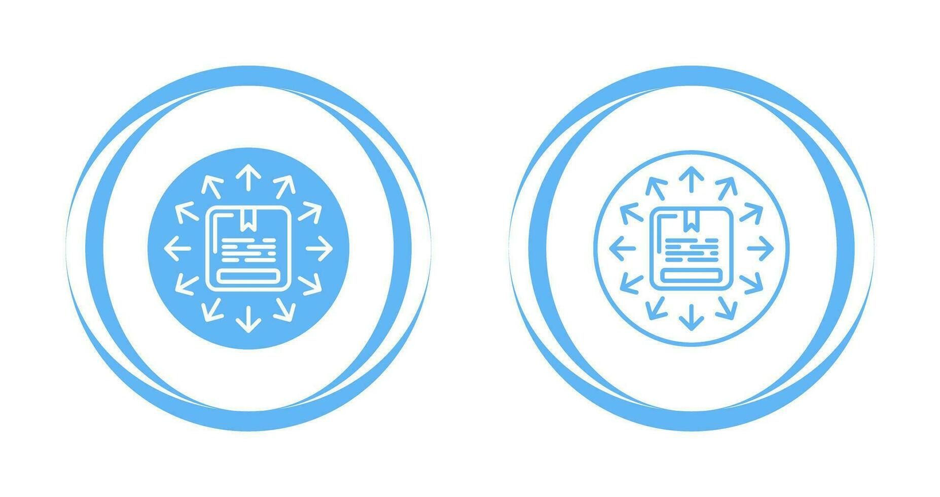 icono de vector de logística empresarial