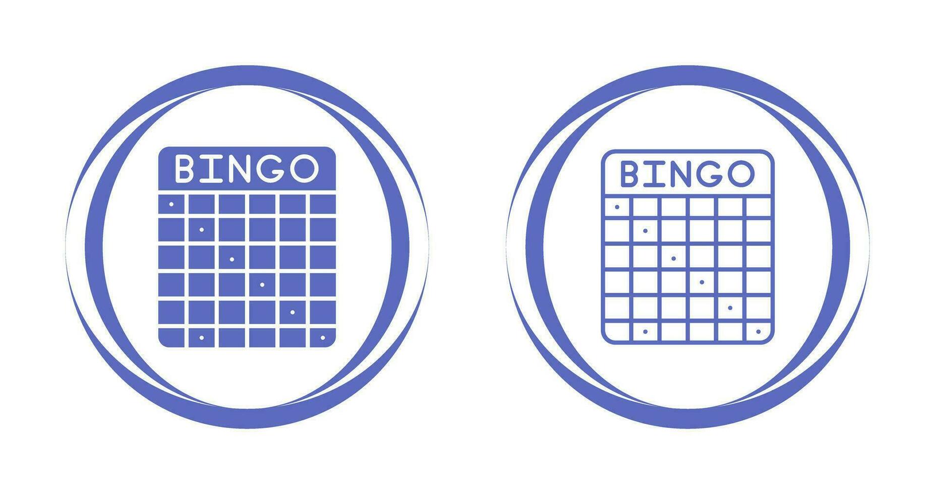 icono de vector de bingo