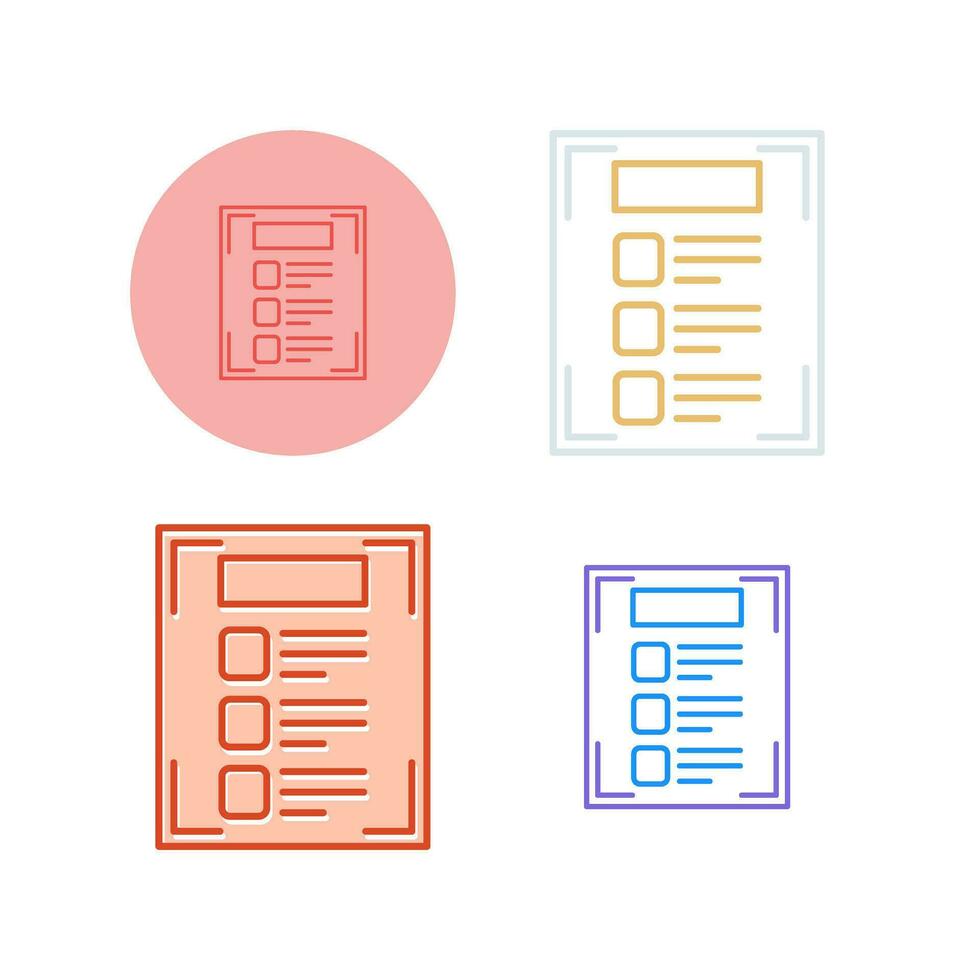 Menu Vector Icon