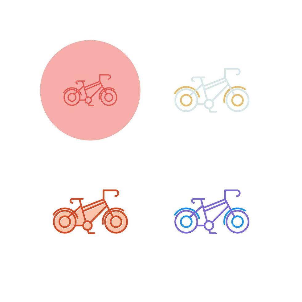 icono de vector de bicicleta