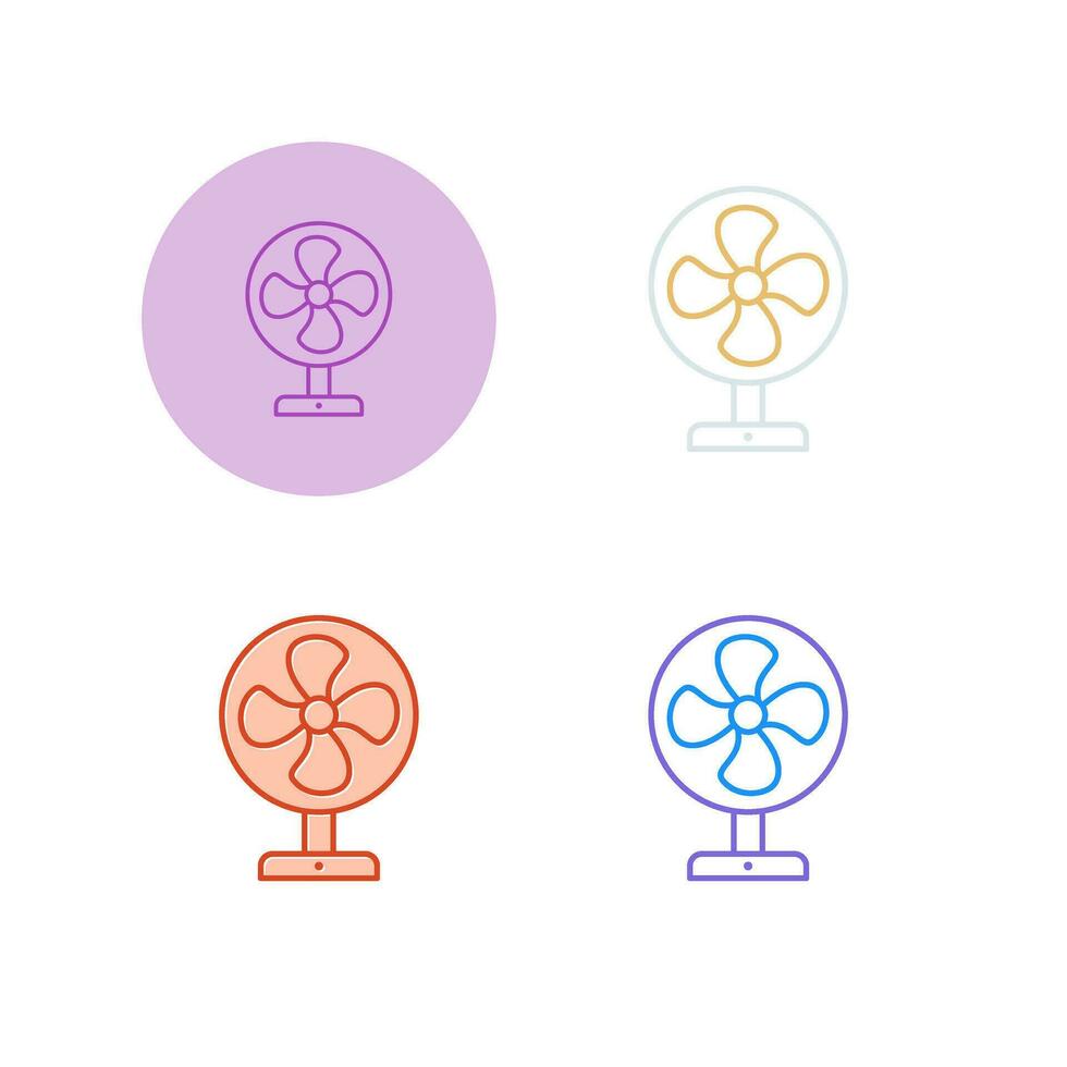 Electric Fan Vector Icon