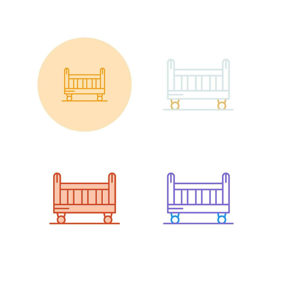 Crib Vector Icon