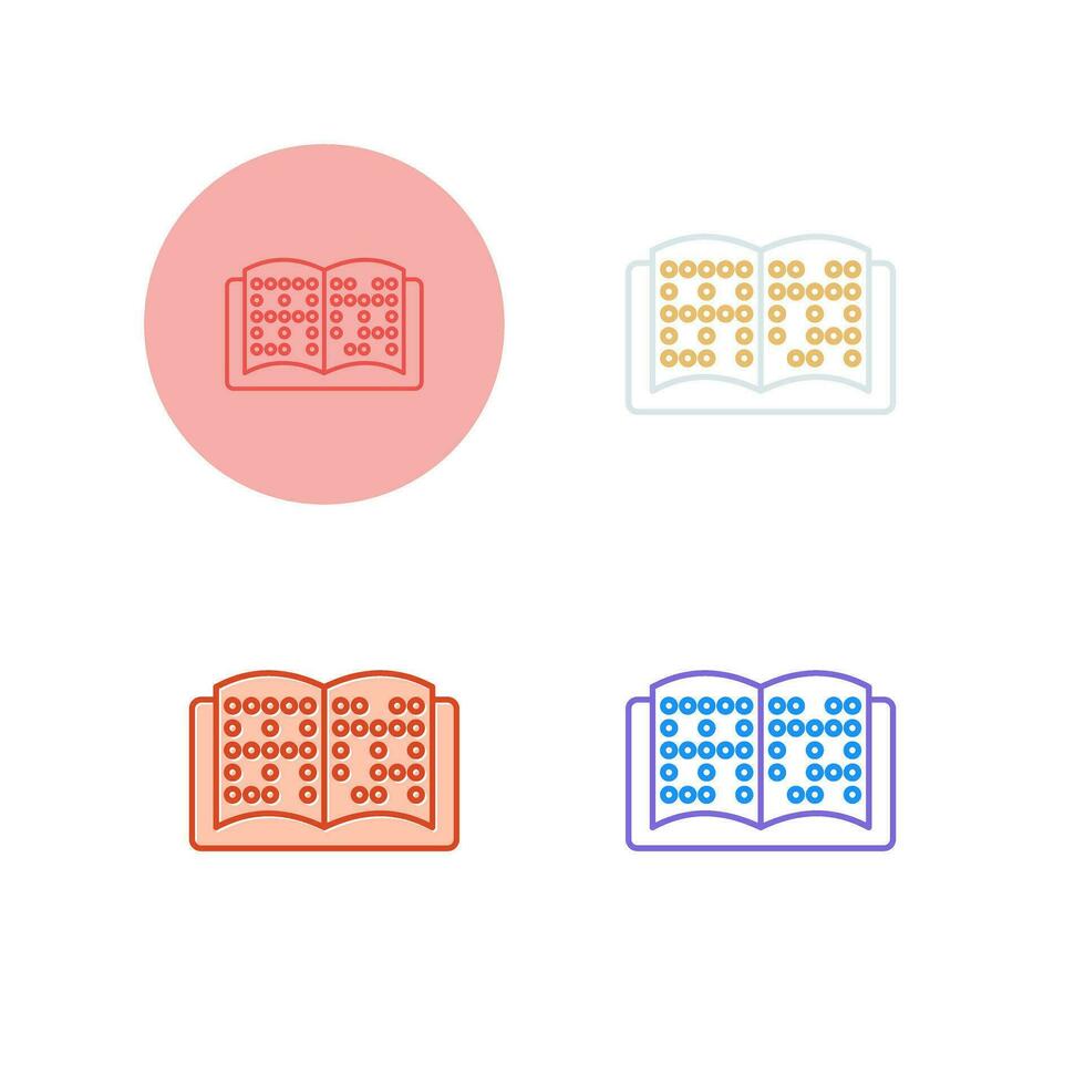 Braille Vector Icon