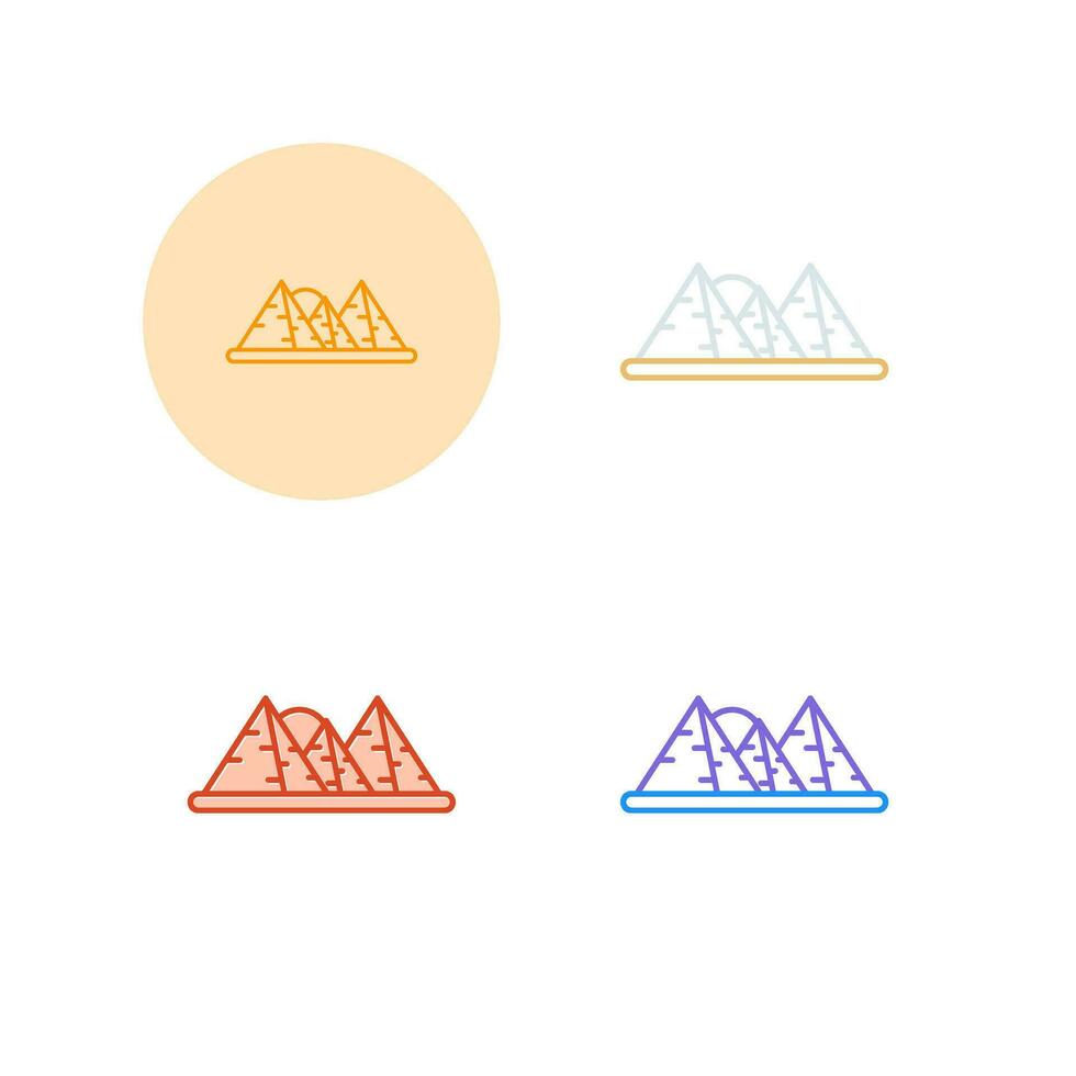 Pyramid Vector Icon