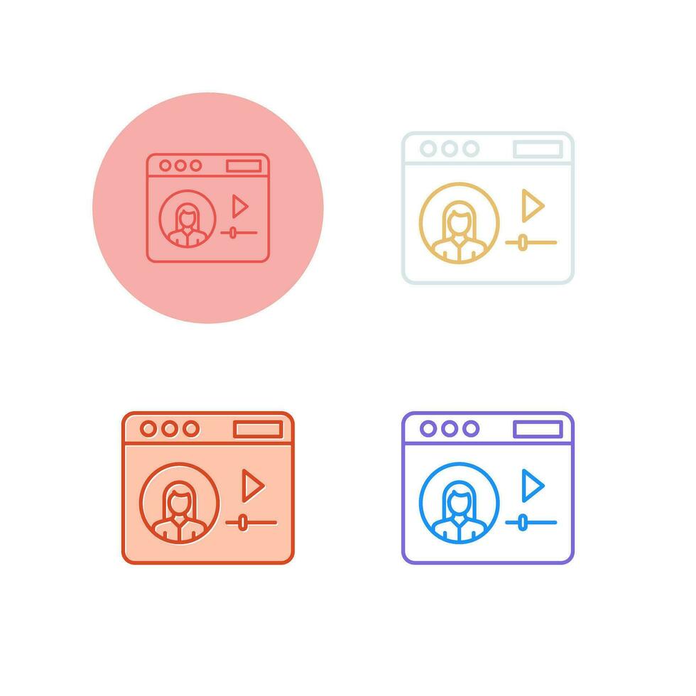 Video Tutorial Vector Icon