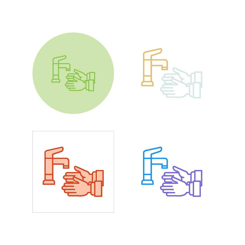 Washing Hands Vector Icon