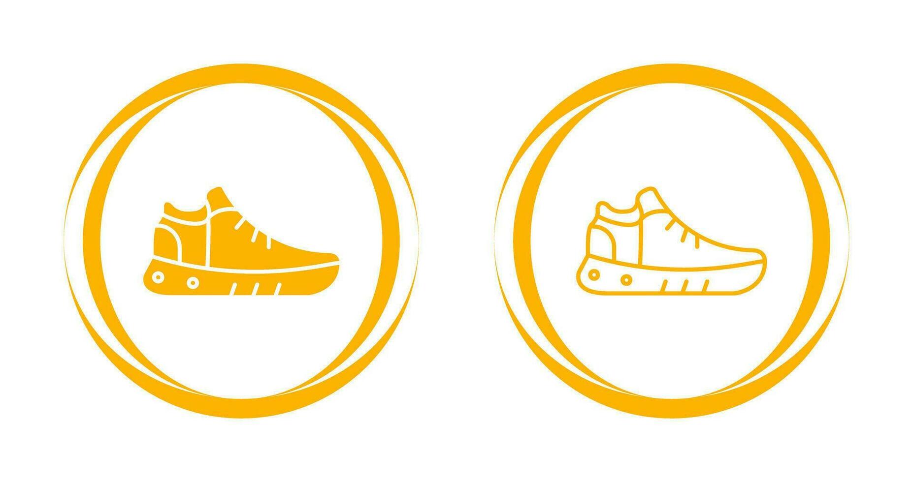 icono de vector de zapatillas