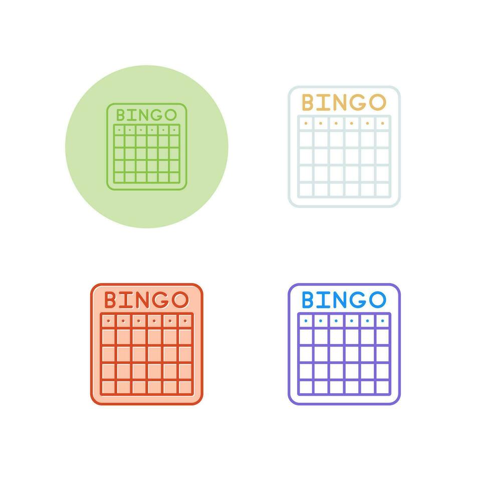 Bingo Vector Icon