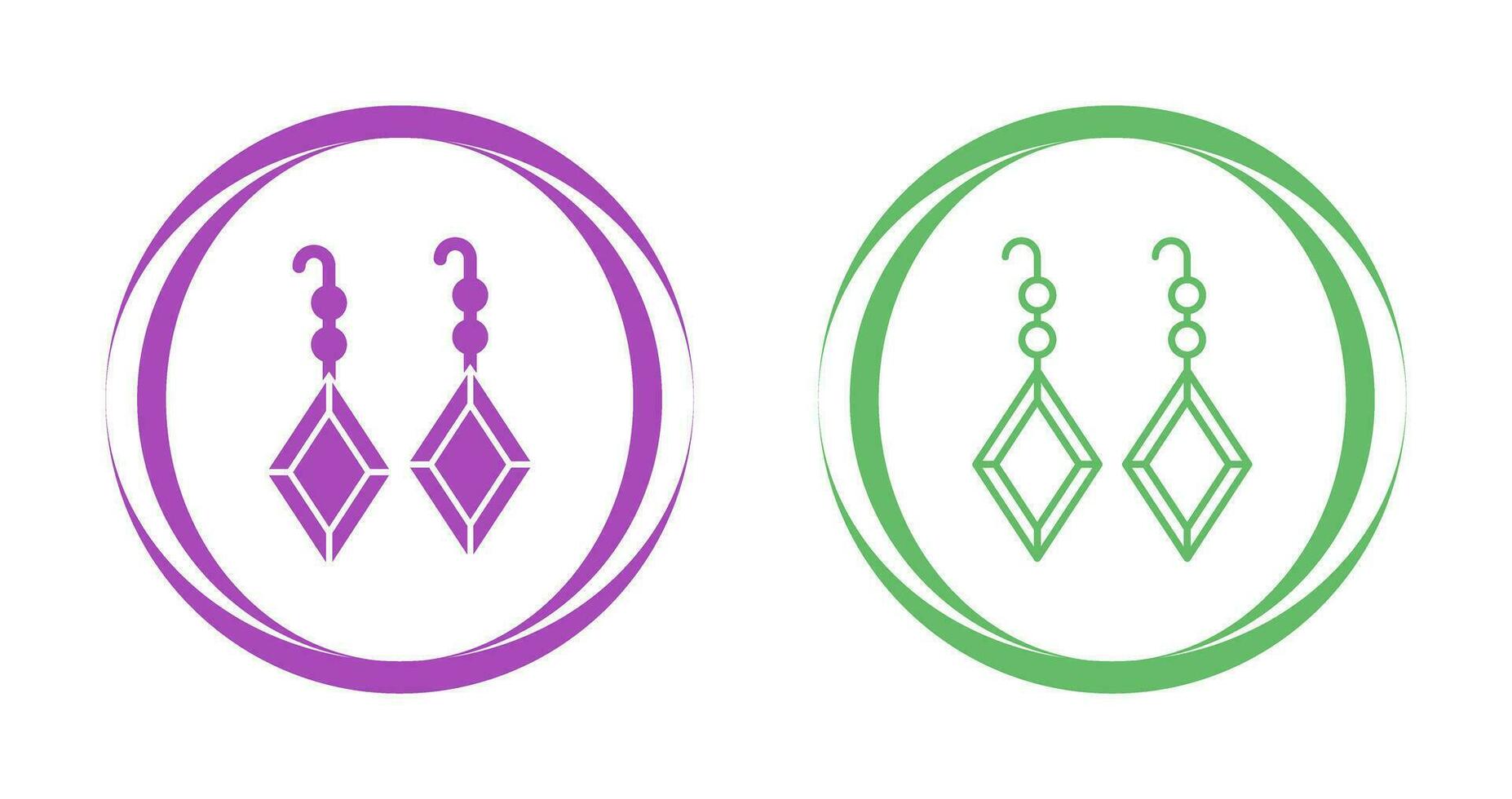 Earrings Vector Icon