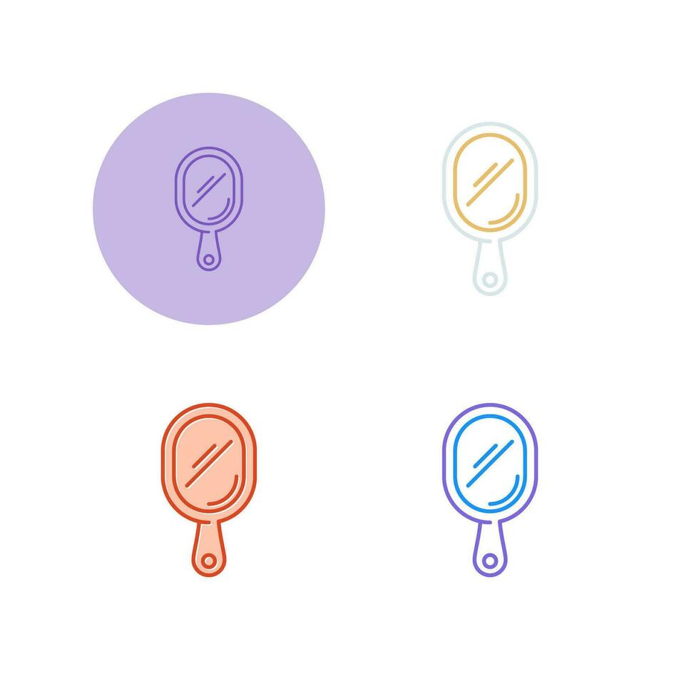 Hand Mirror Vector Icon