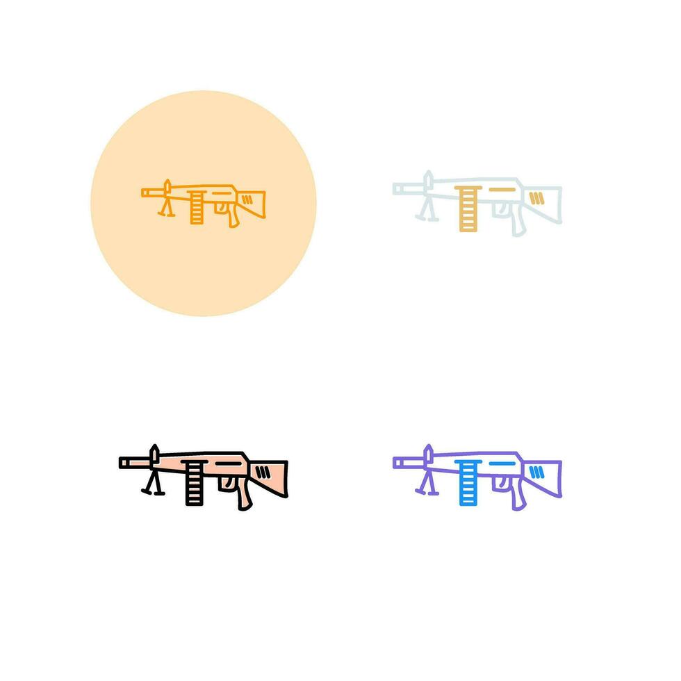 Machine Gun Vector Icon