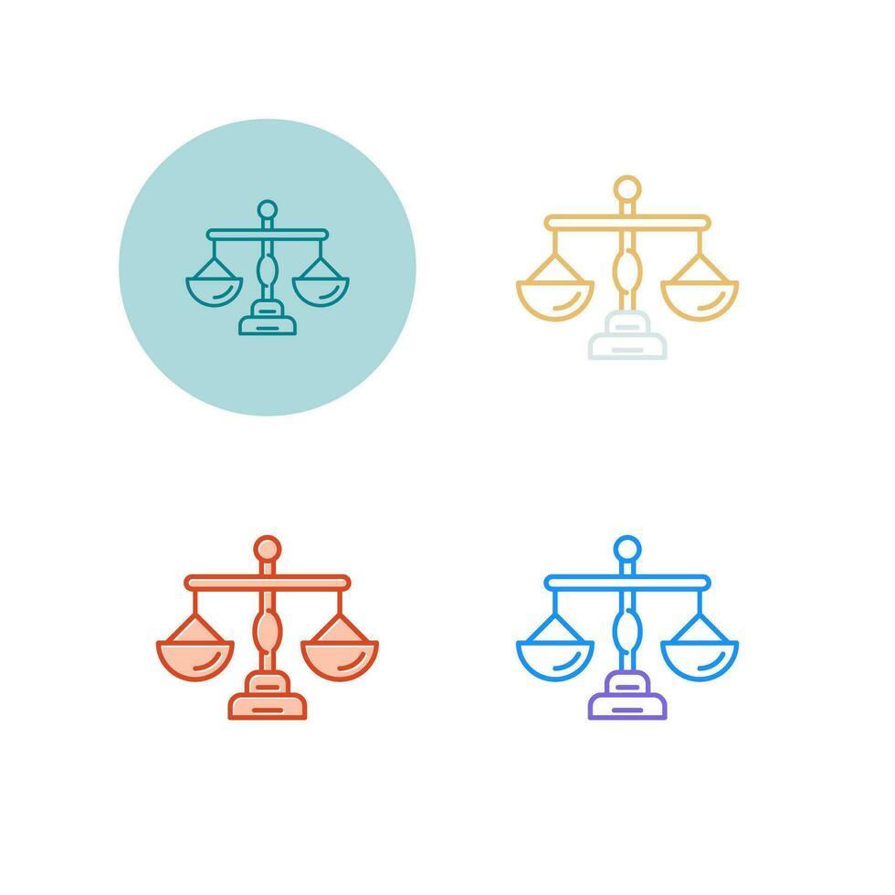 Justice Scale Vector Icon