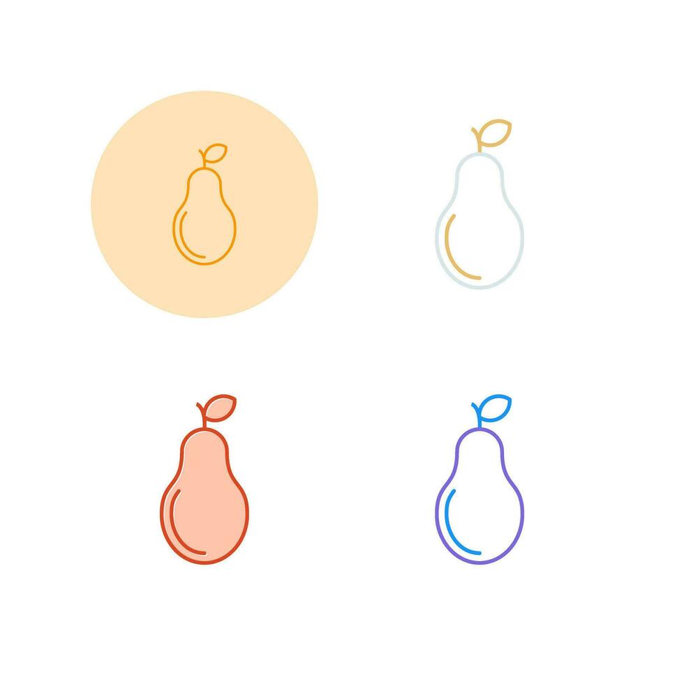 Pear Vector Icon