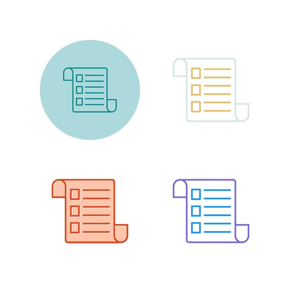List Vector Icon