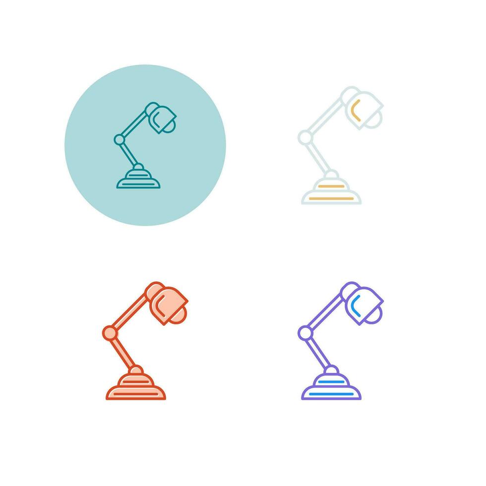 Table Lamp Vector Icon