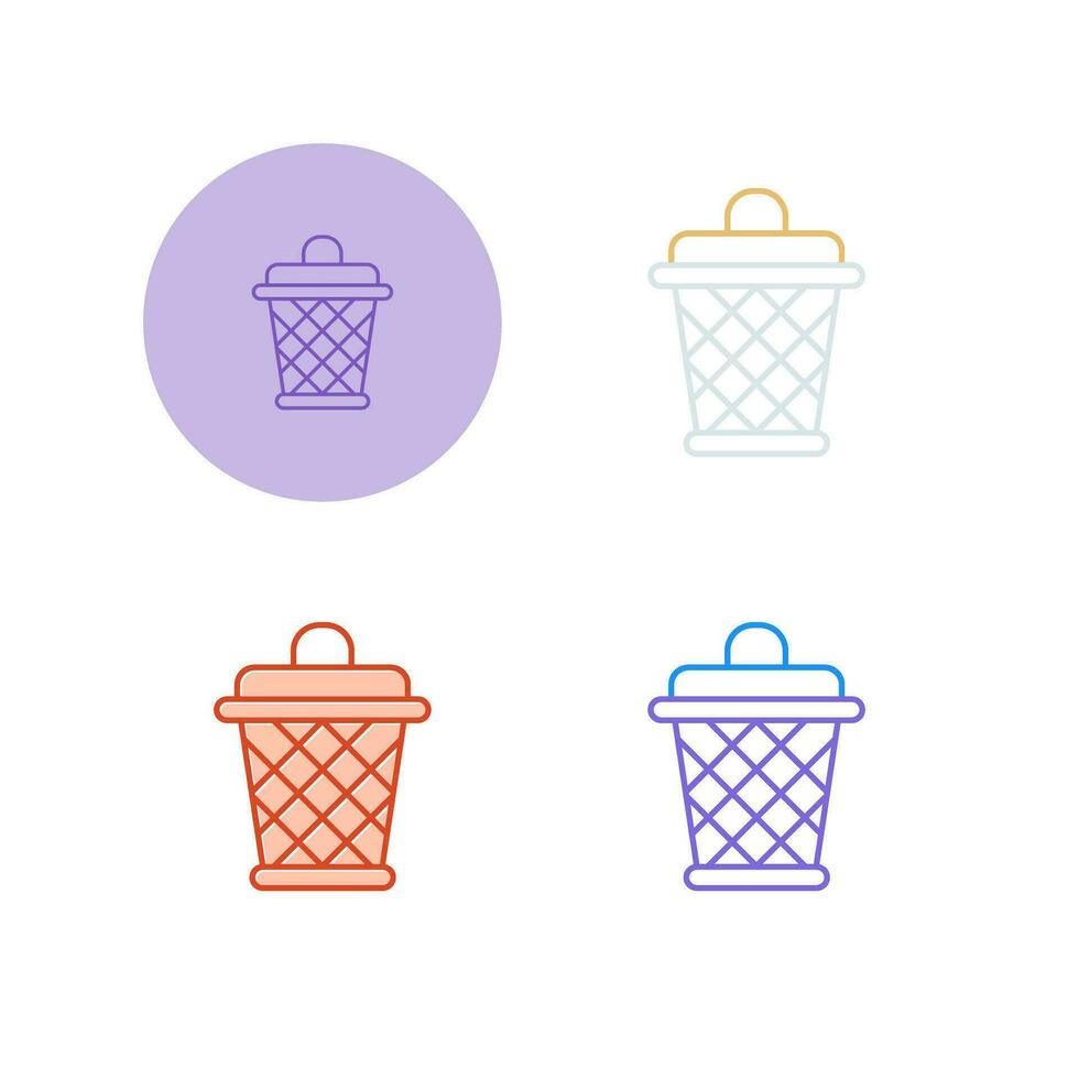 Dustbin Vector Icon