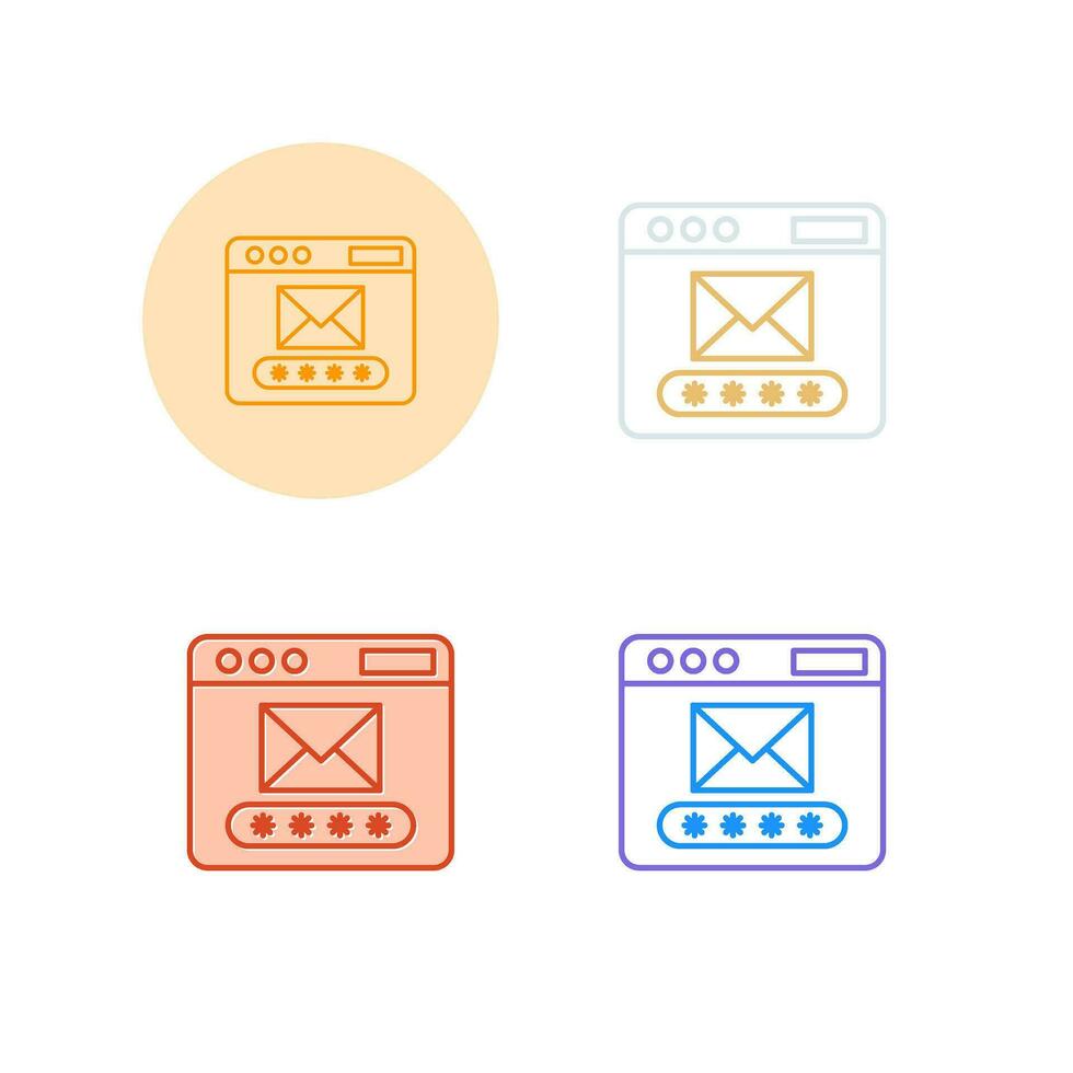 Mail Code Vector Icon