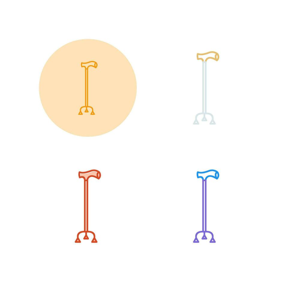 Walking Stick Vector Icon