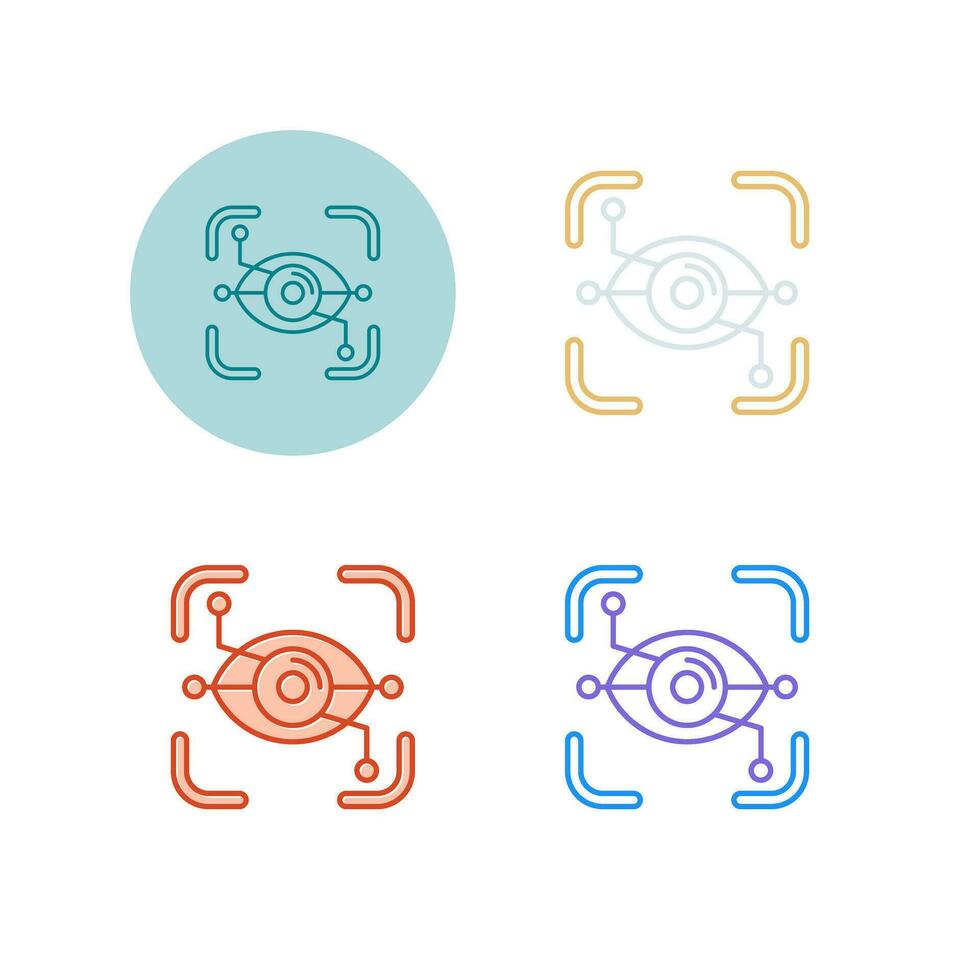 Eye Recognition Vector Icon