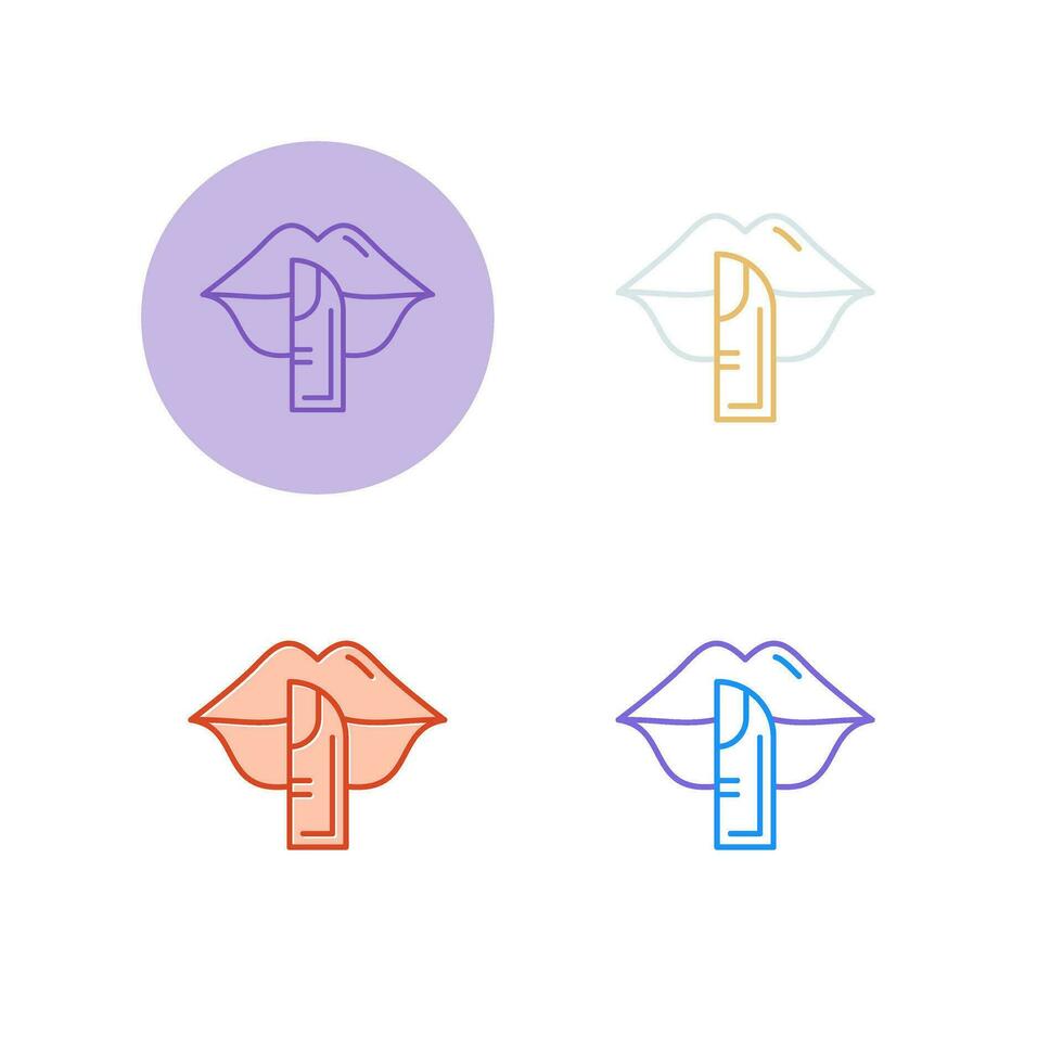Silence Vector Icon