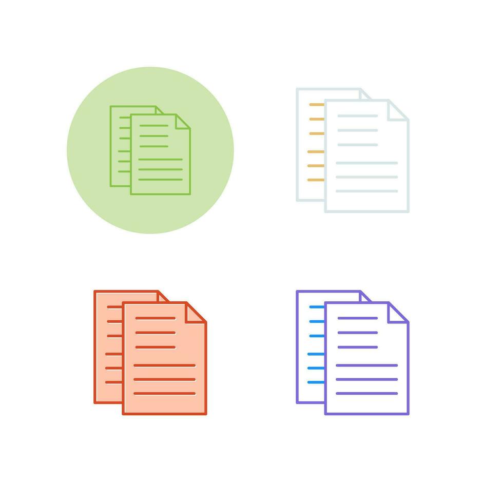 Files Vector Icon
